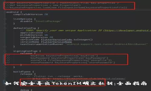 如何安全导出TokenIM明文私钥：全面指南