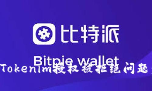 如何解决Tokenim授权被拒绝问题：详尽指南