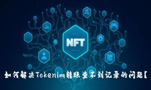 如何解决Tokenim转账查不到记录的问题？