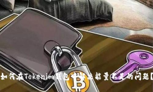 如何在Tokenim钱包中解决能量不足的问题？