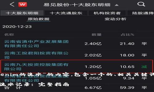 下面是关于“如何查询Tokenim的流水”的内容，包含一个的、相关关键词、内容大纲以及详细内容。

如何高效查询Tokenim的流水记录: 完整指南